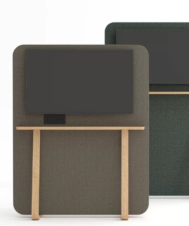 Howe_AS100 - Side chair on castors_0002_New Design Group_Theo Freestanding Media Screen